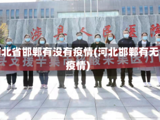 河北省邯郸有没有疫情(河北邯郸有无疫情)