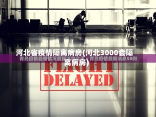 河北省疫情隔离病房(河北3000套隔离病房)