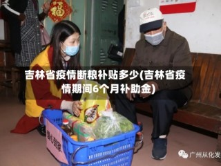 吉林省疫情断粮补贴多少(吉林省疫情期间6个月补助金)