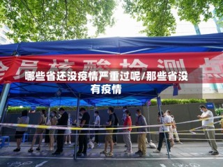 哪些省还没疫情严重过呢/那些省没有疫情