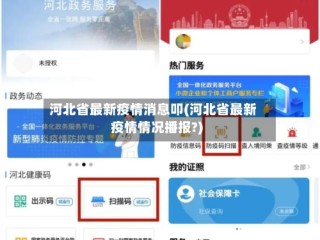 河北省最新疫情消息叩(河北省最新疫情情况播报?)