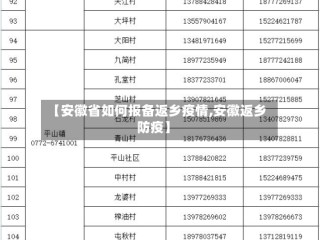 【安徽省如何报备返乡疫情,安徽返乡防疫】