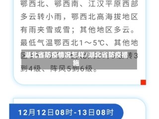 湖北省防疫情况怎样/湖北省防疫措施