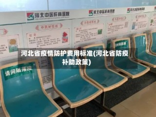 河北省疫情防护费用标准(河北省防疫补助政策)