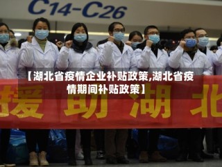 【湖北省疫情企业补贴政策,湖北省疫情期间补贴政策】