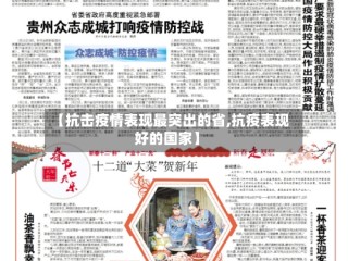 【抗击疫情表现最突出的省,抗疫表现好的国家】