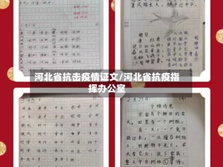 河北省抗击疫情证文/河北省抗疫指挥办公室