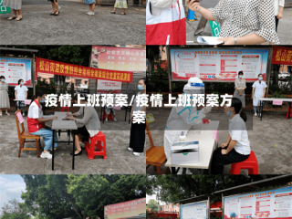 疫情上班预案/疫情上班预案方案