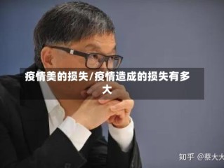 疫情美的损失/疫情造成的损失有多大