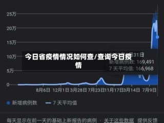 今日省疫情情况如何查/查询今日疫情