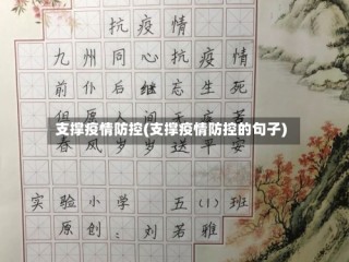 支撑疫情防控(支撑疫情防控的句子)