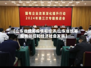 【山东省统筹疫情和经济,山东省统筹疫情防控和经济社会发展】