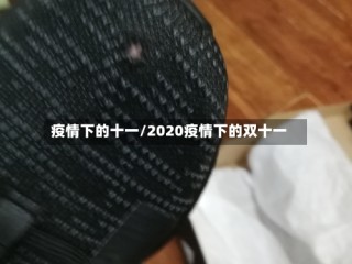 疫情下的十一/2020疫情下的双十一