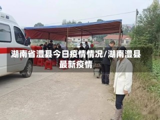 湖南省澧县今日疫情情况/湖南澧县最新疫情