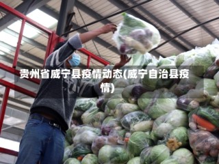 贵州省威宁县疫情动态(威宁自治县疫情)