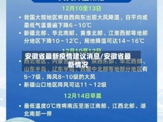 安徽省最新疫情建议消息/安徽省最新情况