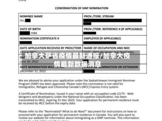 加拿大萨省疫情最新通报/加拿大疫情最新数据消息