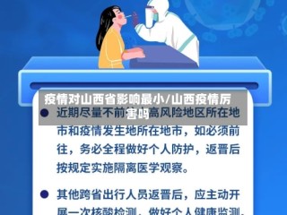 疫情对山西省影响最小/山西疫情厉害吗