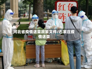 河北省疫情送菜政策文件/石家庄疫情送菜