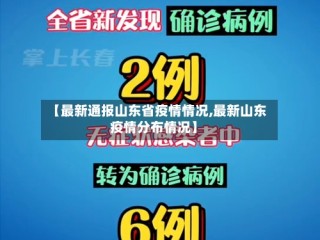 【最新通报山东省疫情情况,最新山东疫情分布情况】