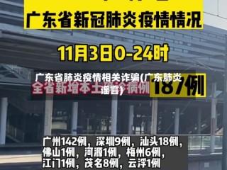 广东省肺炎疫情相关诈骗(广东肺炎谣言)