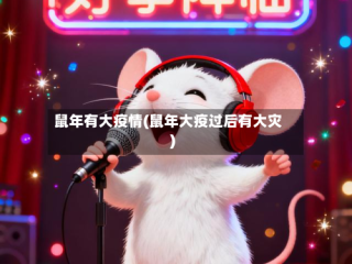 鼠年有大疫情(鼠年大疫过后有大灾)