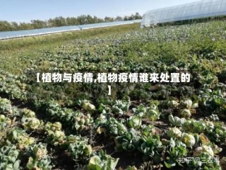 【植物与疫情,植物疫情谁来处置的】