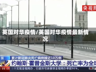英国对华疫情/英国对华疫情最新情况
