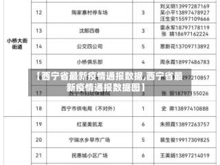 【西宁省最新疫情通报数据,西宁省最新疫情通报数据图】