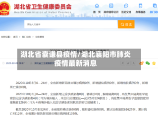 湖北省囊谦县疫情/湖北襄阳市肺炎疫情最新消息