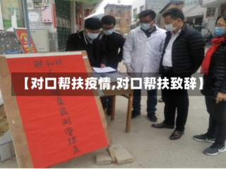 【对口帮扶疫情,对口帮扶致辞】