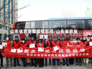 山东省农业受疫情影响/山东省农业政策