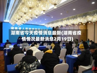 湖南省今天疫情消息最新(湖南省疫情情况最新消息2月19日)