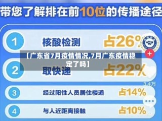 【广东省7月疫情情况,7月广东疫情稳定了吗】
