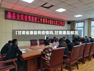 【甘肃省康县有疫情吗,甘肃康县概况】