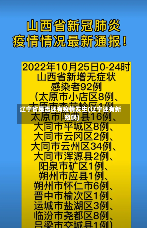 辽宁省是否还有疫情发生(辽宁还有新冠吗)-第1张图片