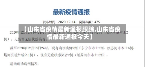 【山东省疫情最新通报跟踪,山东省疫情最新通报今天】-第2张图片