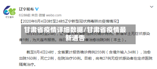甘肃省疫情详细数据/甘肃省疫情最新通告-第3张图片