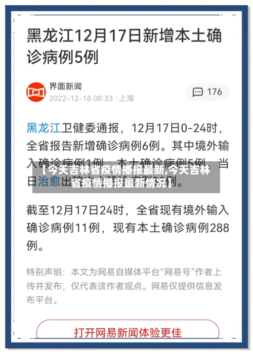 【今天吉林省疫情播报最新,今天吉林省疫情播报最新情况】-第1张图片