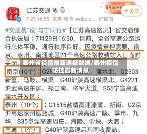 泰州省疫情最新通报数据/泰州疫情防控最新消息-第2张图片