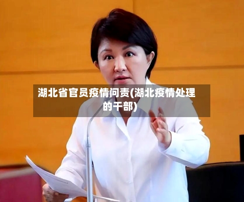湖北省官员疫情问责(湖北疫情处理的干部)-第2张图片