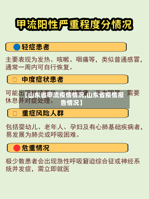 【山东省甲流疫情情况,山东省疫情报告情况】-第1张图片