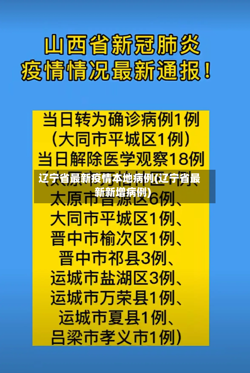 辽宁省最新疫情本地病例(辽宁省最新新增病例)-第2张图片