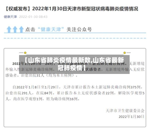 【山东省肺炎疫情最新数,山东省最新冠肺疫情】-第2张图片