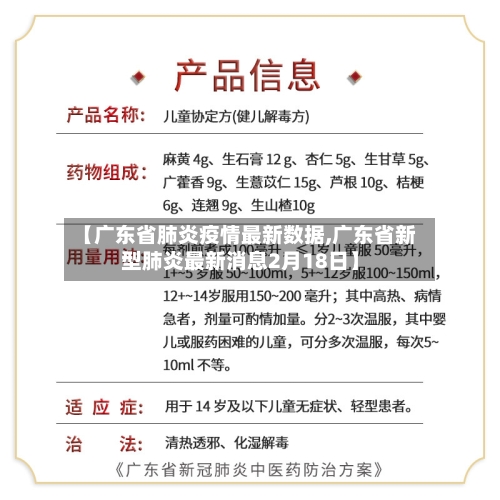 【广东省肺炎疫情最新数据,广东省新型肺炎最新消息2月18日】-第1张图片