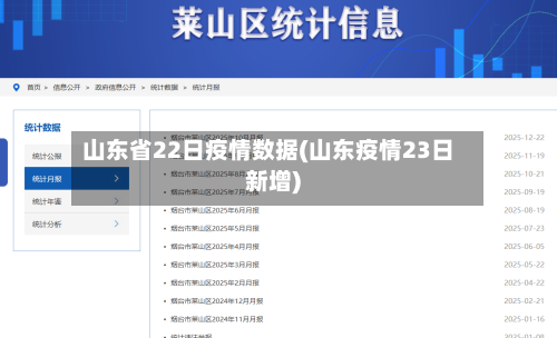 山东省22日疫情数据(山东疫情23日新增)-第2张图片