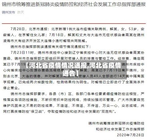 【河北省疫情情况通报,河北省疫情通告】-第2张图片