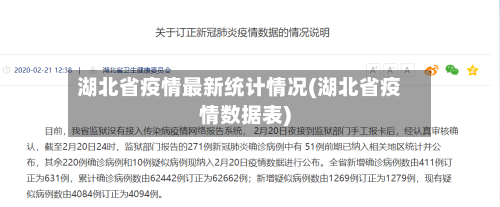 湖北省疫情最新统计情况(湖北省疫情数据表)-第3张图片