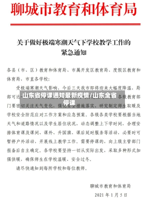 山东省停课通知最新疫情/山东全省停课-第2张图片