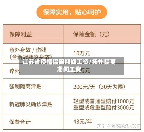 江苏省疫情隔离期间工资/扬州隔离期间工资-第3张图片